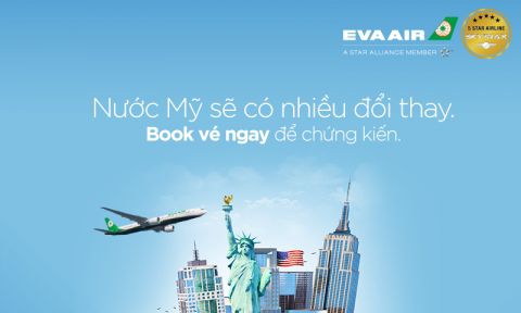 Vé máy bay đi New York 2020 EVA Air