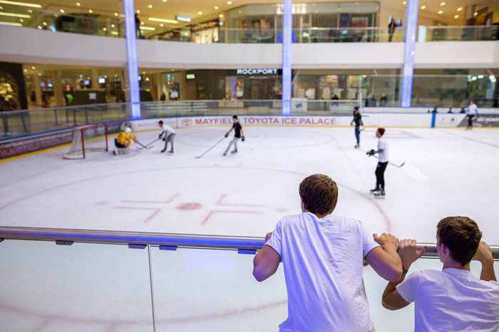 Trung tâm mua sắm West Edmonton Mall có công viên giải trí trong nhà lớn nhất thế giới và cung điện băng tuyết.
