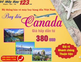 Vé máy bay giá rẻ đi Canada Vietnam Airlines
