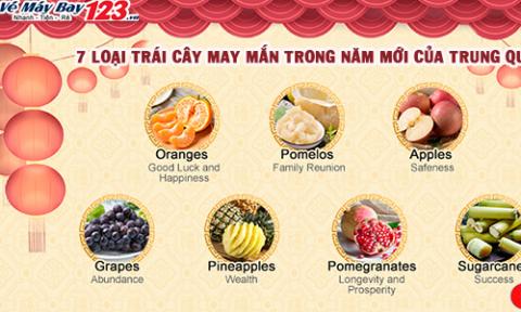 7 loại trái cây may mắn trong năm mới của Trung Quốc