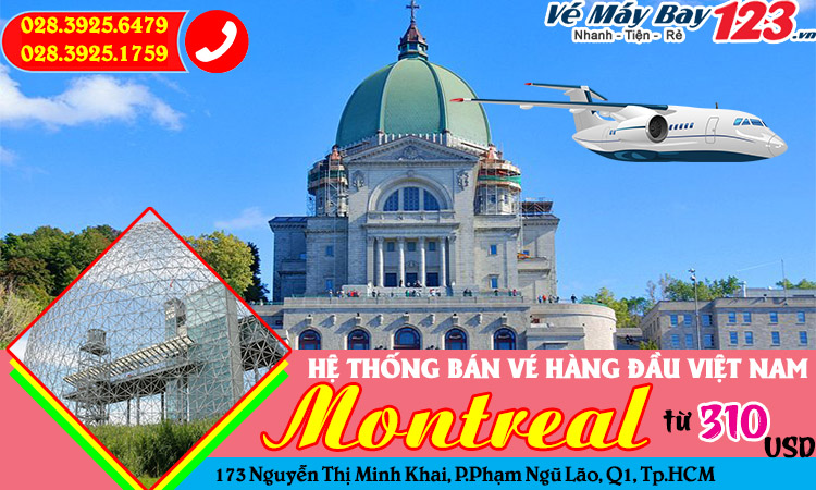 Ưu đãi vé máy bay đi Montreal - Canada