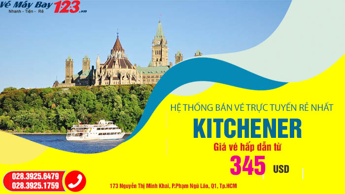 Vé máy bay đi Kitchener – Canada giá rẻ nhất