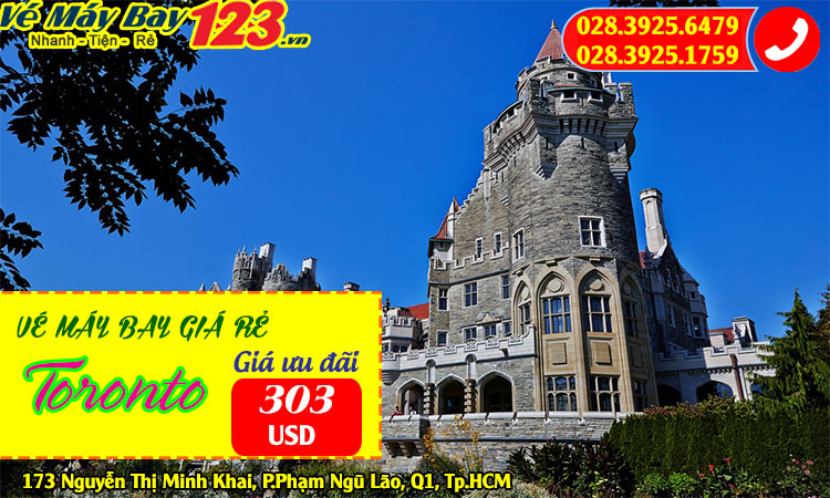 Vé máy bay giá rẻ đi toronto
