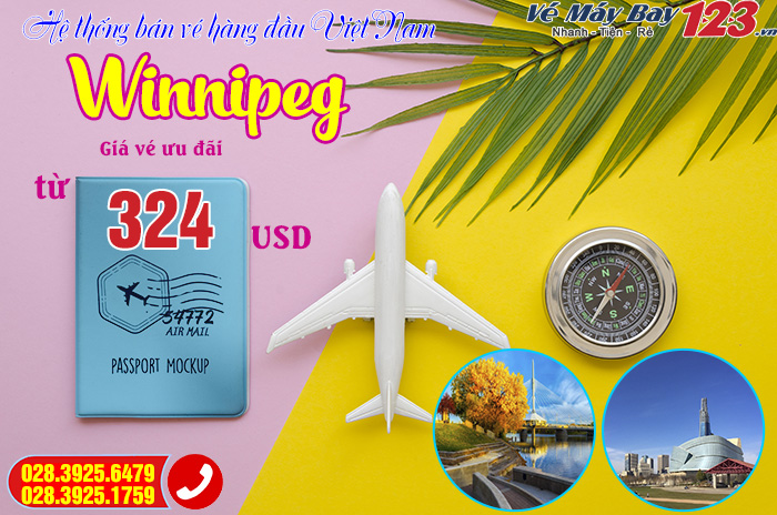 Vé máy bay đi Winnipeg – Canada giá rẻ nhất