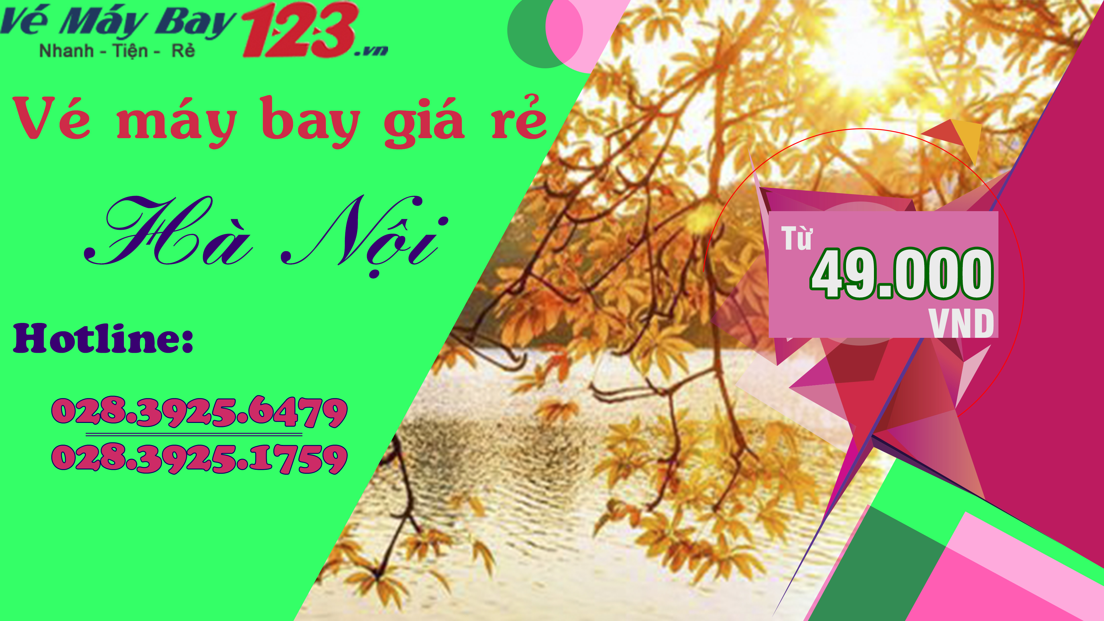 Vé máy bay giá rẻ đi Hà Nội