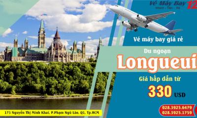 Vé máy bay giá rẻ đi Longueuil – Vé máy bay Canada
