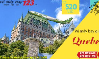 Vé máy bay EVA Air giá rẻ đi Quebec - Đặt vé máy bay đi Canada