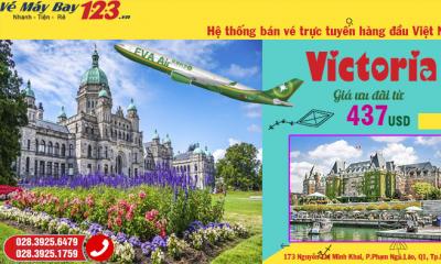 Vé máy bay EVA Air đi Victoria - Ve may bay di Canada
