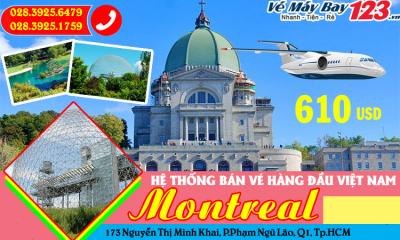 Vé máy bay đi Montreal giá rẻ - Khuyến mãi hot mỗi ngày