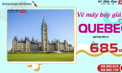 Vé máy bay đi Quebec American Airlines